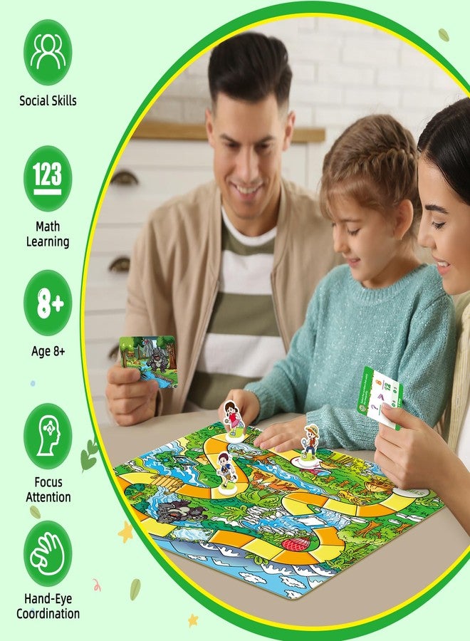 Broytain Forest Fraction Board Game|Math Games for Kids|Fraction Play Games - Gr. 3-4|Educational Learning Board Games for Boys and Girls|Classroom Travel Indoor Outdoor Family Game - Image 2